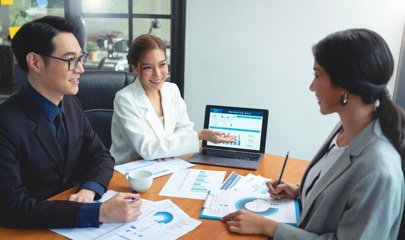 Abstract representation of services and solutions.